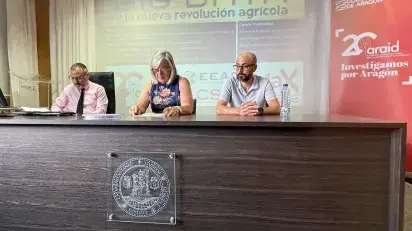 Four ARAID researchers promote a conference on Big Data and precision agriculture